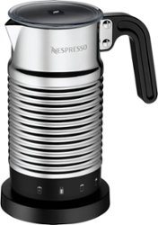 Nespresso - Aeroccino 4 Milk Frother - Stainless Steel - Front_Zoom
