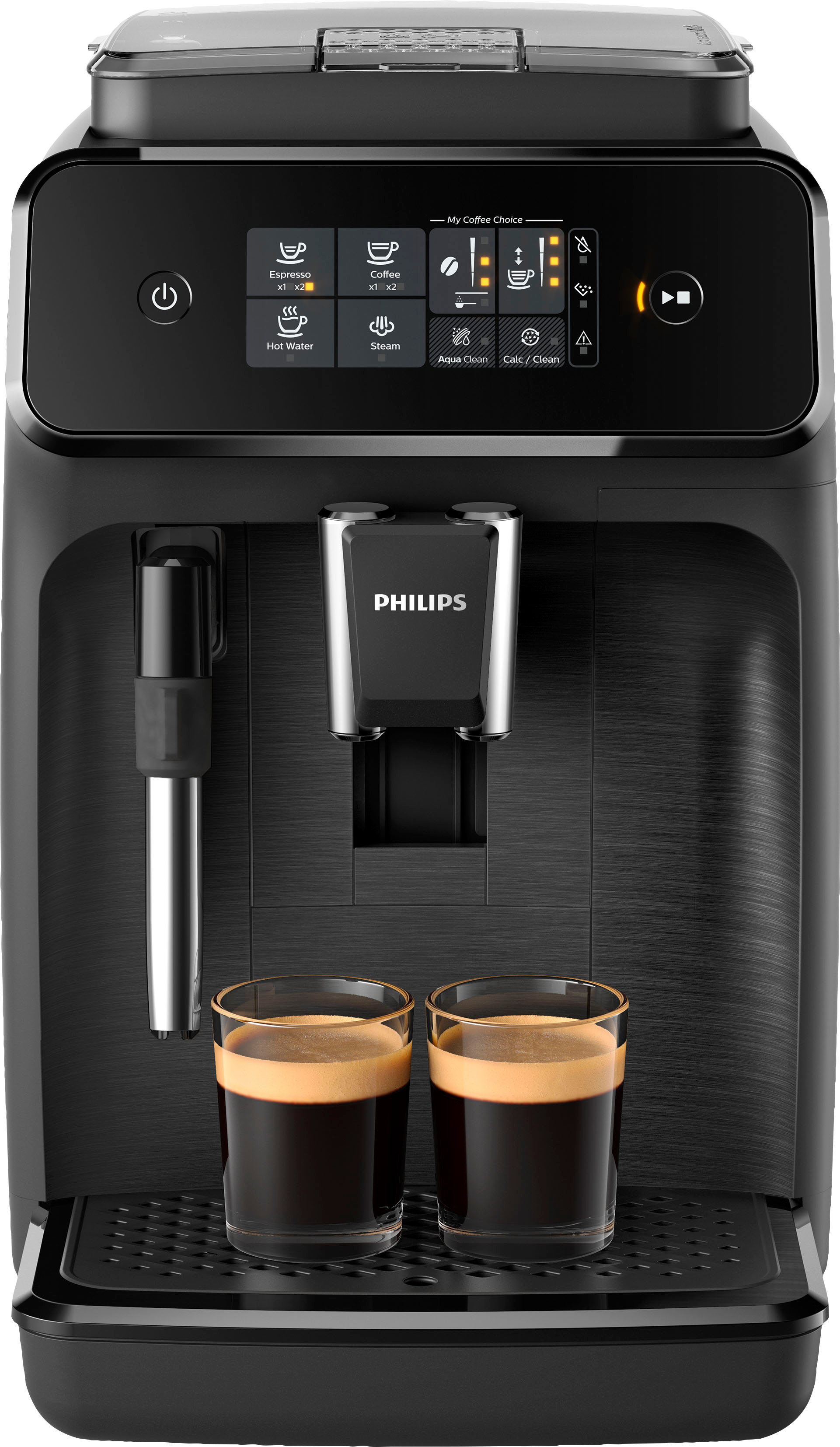 Try out Diploma Mellow Philips 1200 Series Fully Automatic Espresso Machine with Milk Frother  Black EP1220/04 - Best Buy