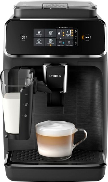 New Philips 2200 LatteGo Fully Automatic Espresso Machine, Black - EP2230/14