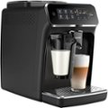 Alt View 1. Philips - Philips 3200 Series Fully Automatic Espresso Machine with LatteGo Milk Frother and Iced Coffee, 5 Coffee Varieties - Black.