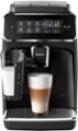 Left. Philips - Philips 3200 Series Fully Automatic Espresso Machine with LatteGo Milk Frother and Iced Coffee, 5 Coffee Varieties - Black.