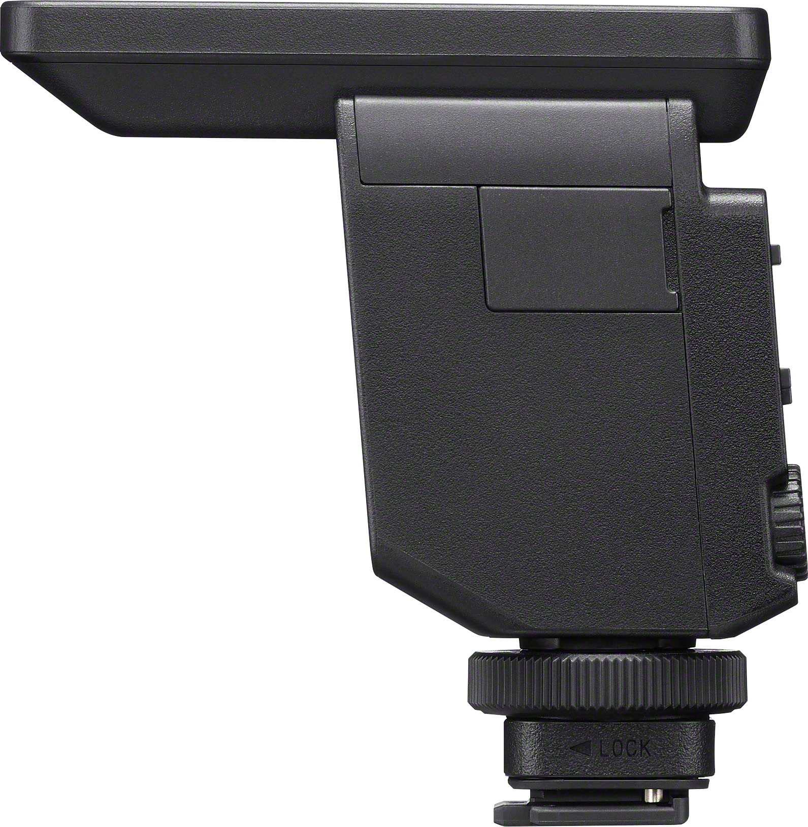 Left View: Saramonic - 2.4 GHz Camera-Mountable Wireless Mic Dual-Receiver for Cameras & Mobile w/ TRS & TRRS (Blink 500 RX)