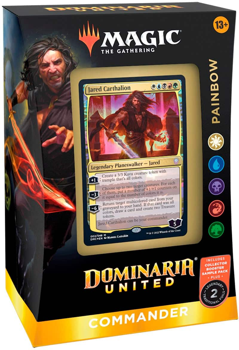  Magic: The Gathering Dominaria United Commander Deck – Legends'  Legacy + Collector Booster Sample Pack : Toys & Games