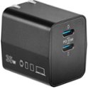 Insignia 35W Dual Port USB-C Foldable Compact Wall Charger Adapter
