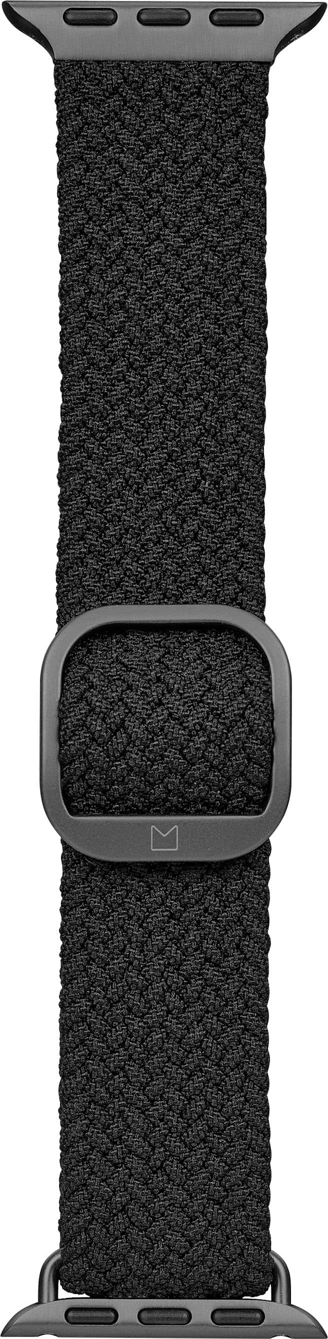 Alt View 13. Modal™ - Nylon Watch Band for Apple Watch 42mm, 44mm, 45mm (Series 1-9) and Apple Watch Ultra Series 1-2 49mm - Black.