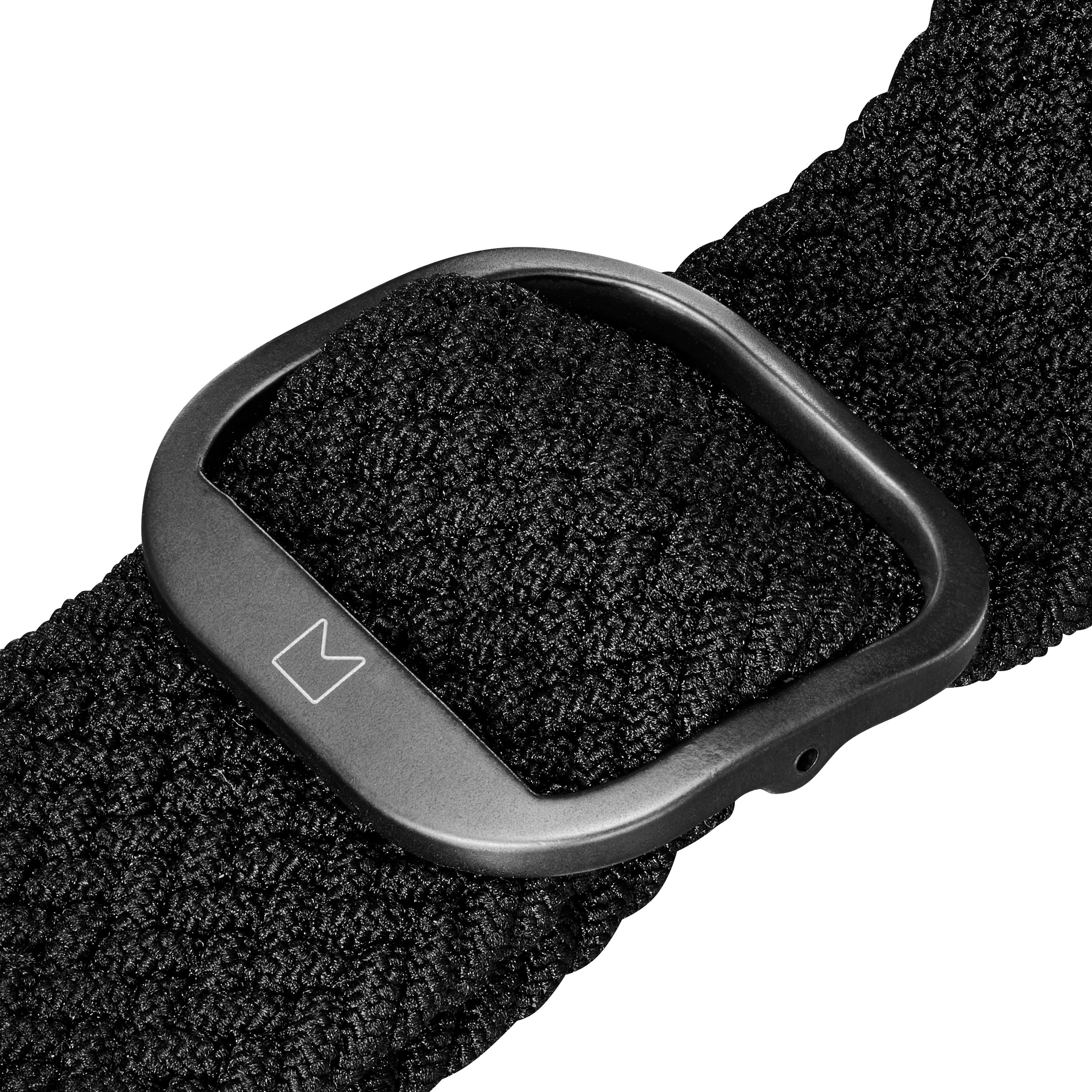 Alt View 17. Modal™ - Nylon Watch Band for Apple Watch 42mm, 44mm, 45mm (Series 1-9) and Apple Watch Ultra Series 1-2 49mm - Black.