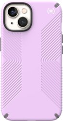 Speck - Presidio2 Grip Case with MagSafe for Apple iPhone 14 - Spring Purple - Front_Zoom
