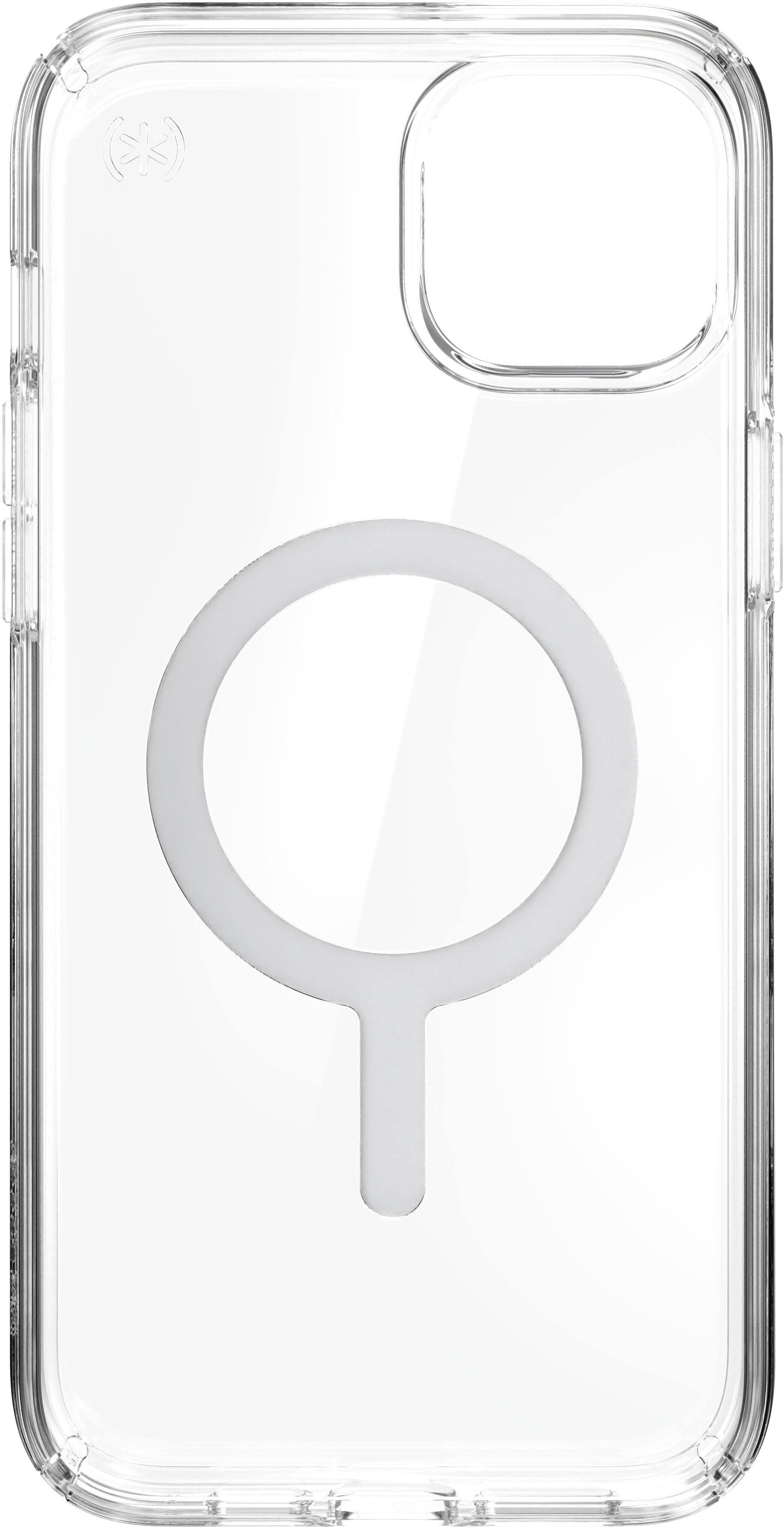 Alt View 3. Speck - Presidio Perfect-Clear Case with MagSafe for Apple iPhone 14 Plus - Clear.