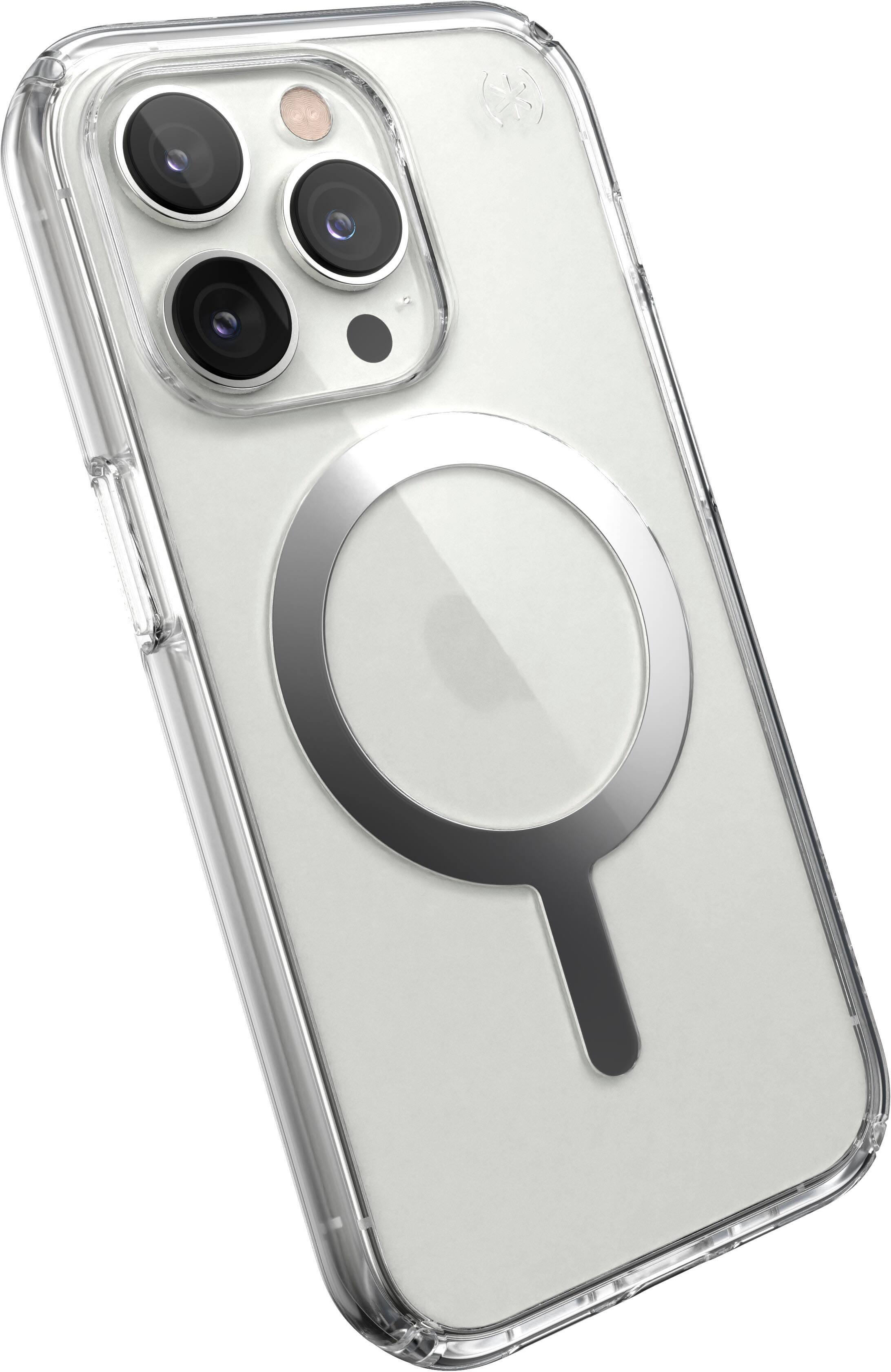 Alt View 2. Speck - Presidio Perfect-Clear Case with MagSafe for Apple iPhone 14 Pro - Clear.