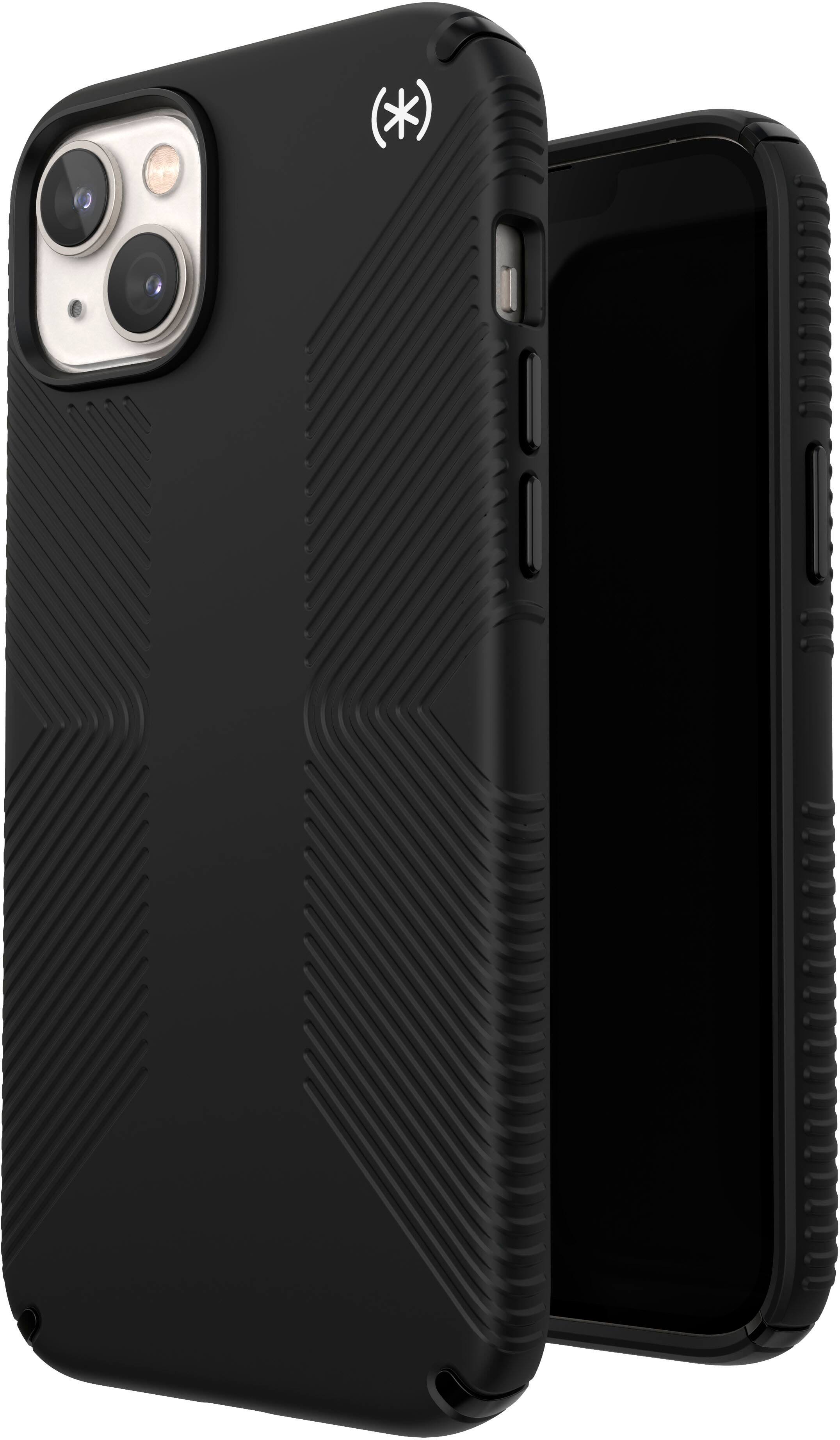 Alt View 1. Speck - Presidio2 Grip Case with MagSafe for Apple iPhone 14 Plus - Black.