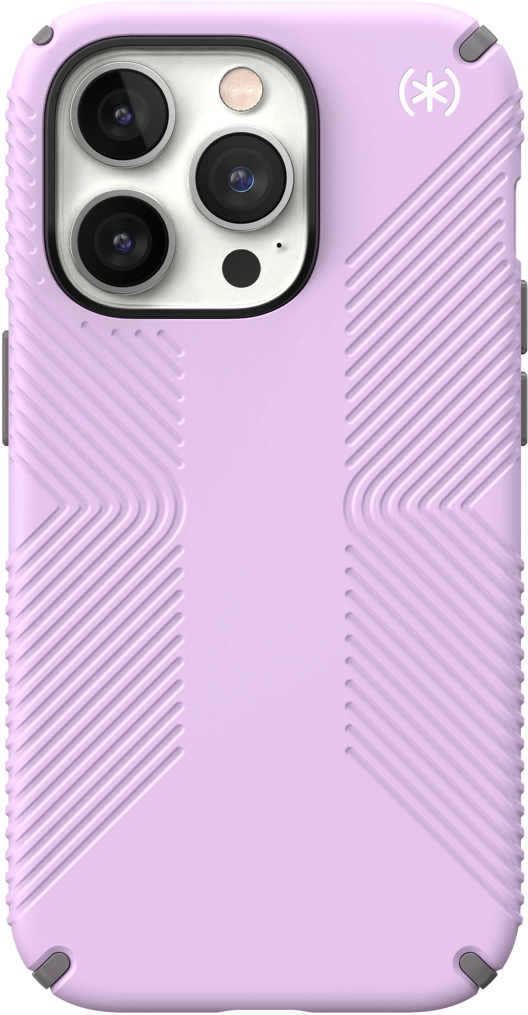 Speck Presidio Edition MagSafe iPhone 14 Pro Max Cases Spring Purple/Violet Floral