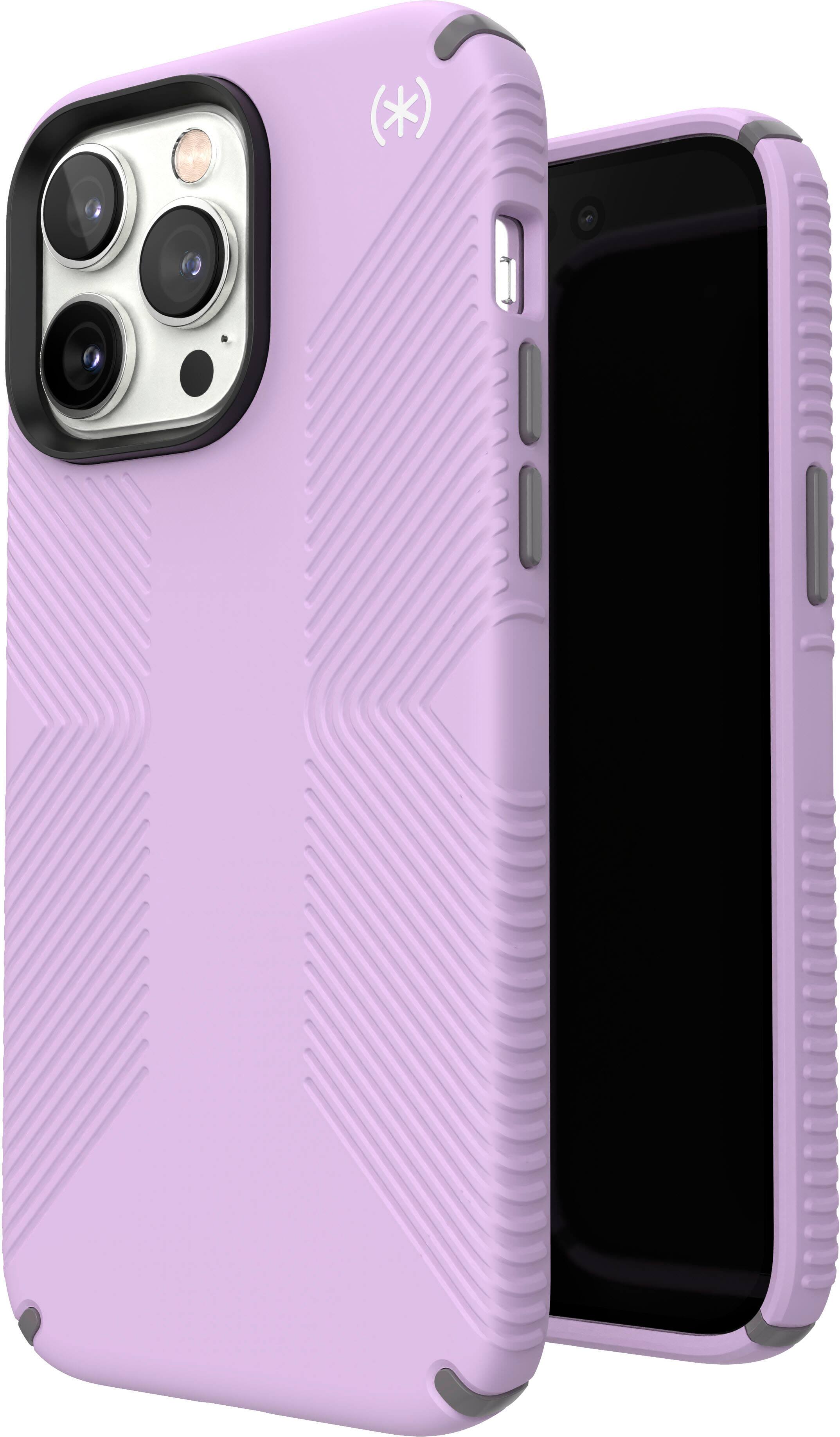 Alt View 1. Speck - Presidio2 Grip Case with MagSafe for Apple iPhone 14 Pro Max - Spring Purple.