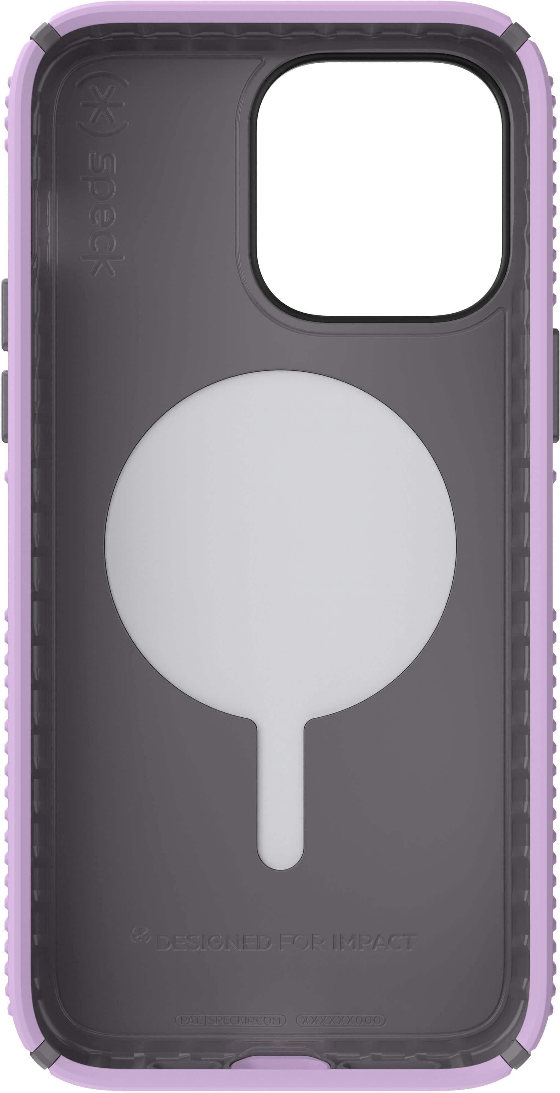 Alt View 3. Speck - Presidio2 Grip Case with MagSafe for Apple iPhone 14 Pro Max - Spring Purple.