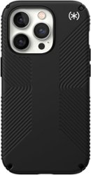 Speck - Presidio2 Grip Case with MagSafe for Apple iPhone 14 Pro - Black - Front_Zoom