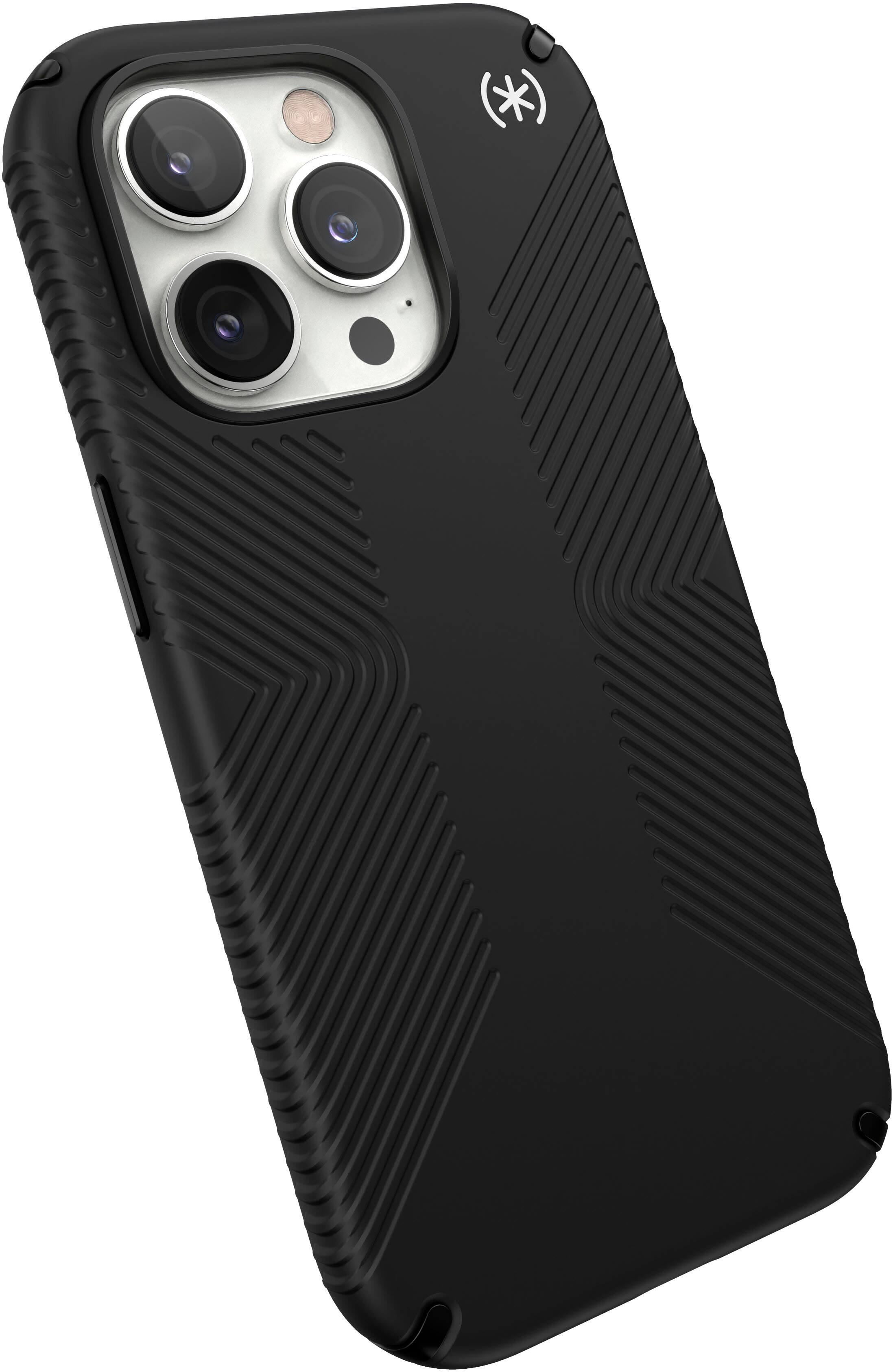 Alt View 2. Speck - Presidio2 Grip Case with MagSafe for Apple iPhone 14 Pro - Black.