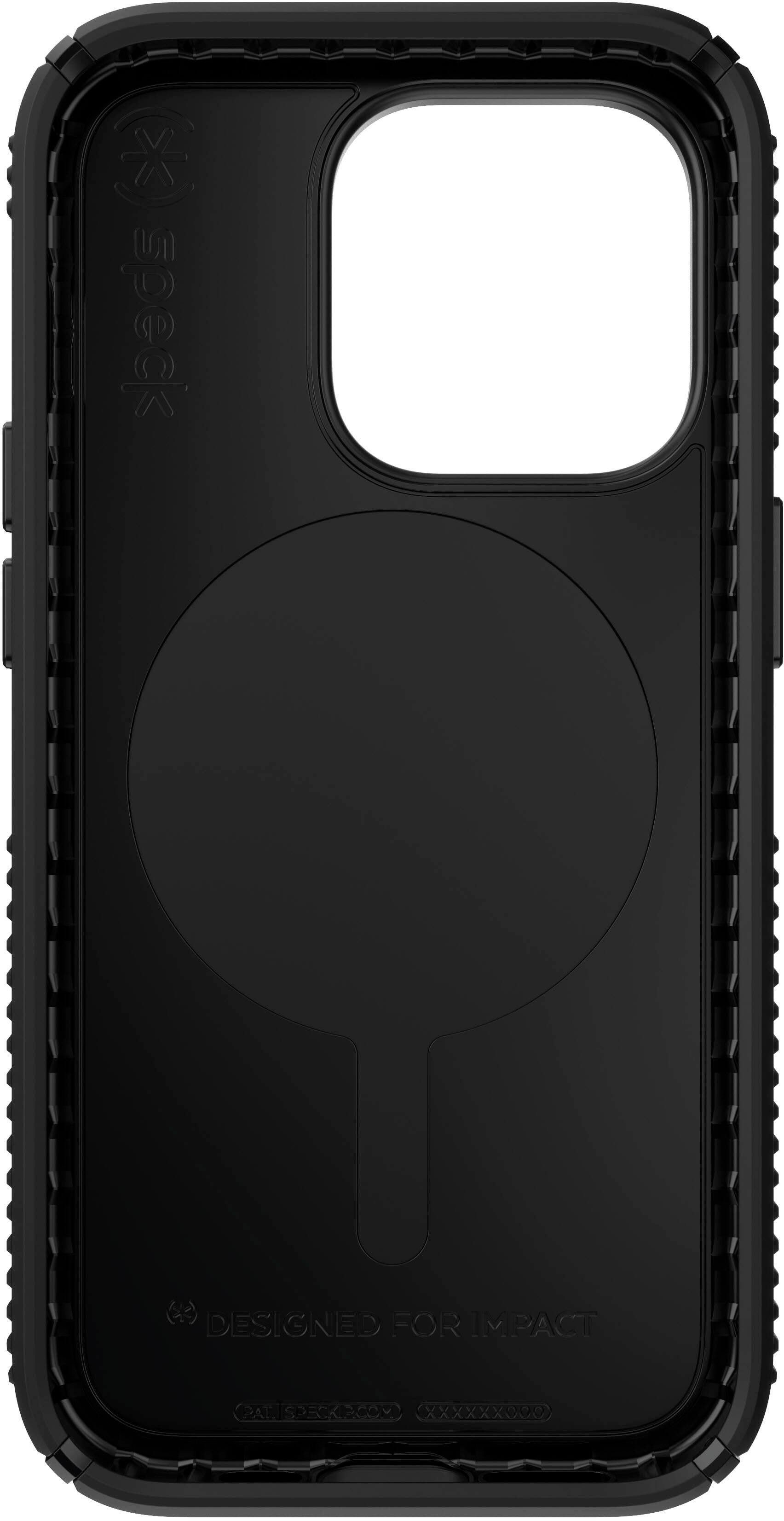 Alt View 3. Speck - Presidio2 Grip Case with MagSafe for Apple iPhone 14 Pro - Black.