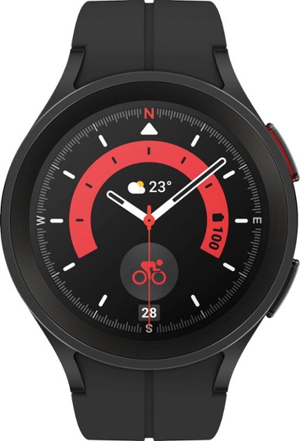 Samsung Galaxy Watch5 Pro Titanium Smartwatch 45mm LTE Black 