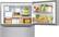 Alt View Standard 4. LG - 20.2 Cu. Ft. Top-Freezer Refrigerator - Stainless-Steel.