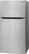 Left Standard. LG - 20.2 Cu. Ft. Top-Freezer Refrigerator - Stainless-Steel.