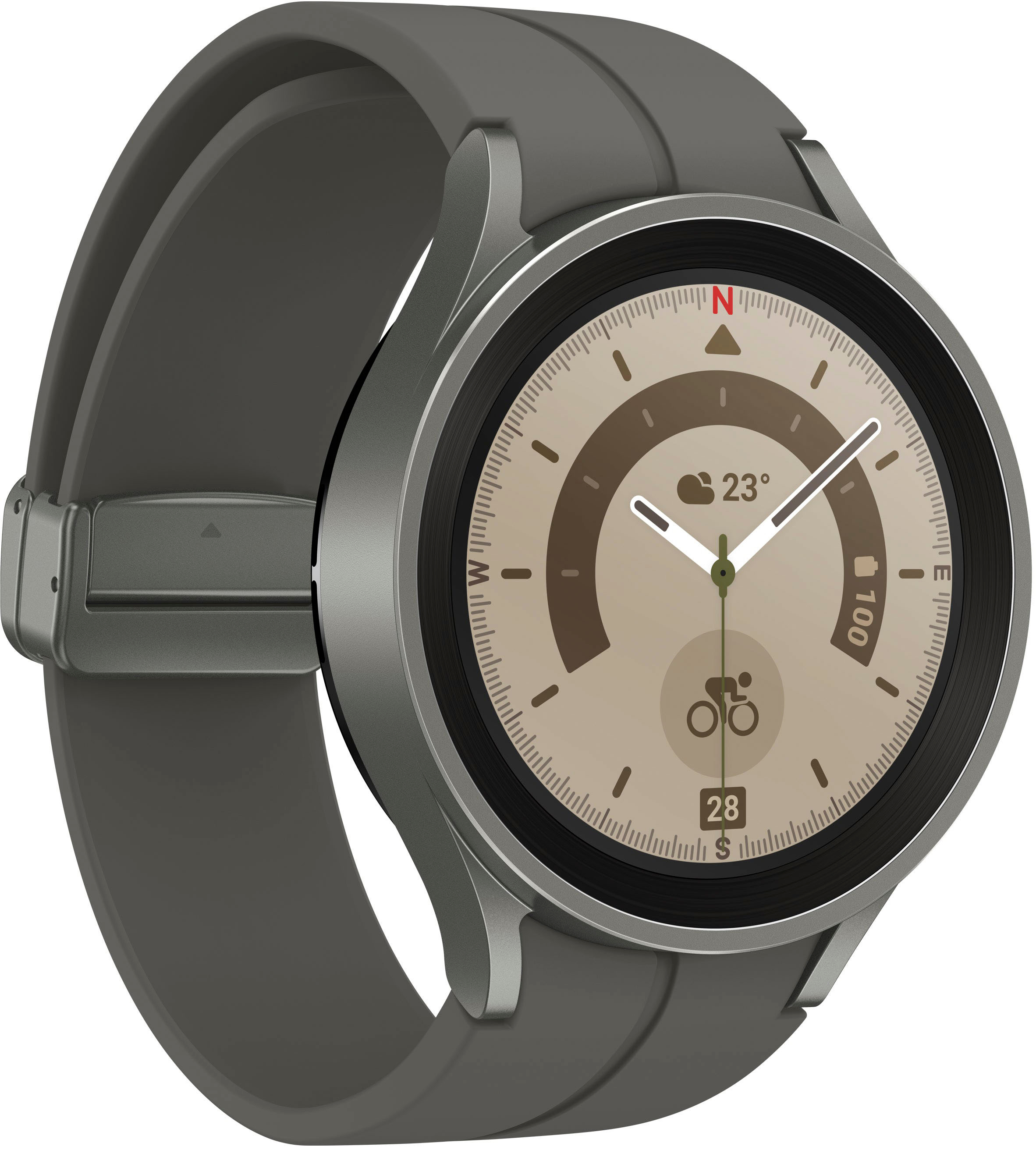 Samsung Galaxy Watch5 Pro Titanium Smartwatch 45mm BT Gray SM 