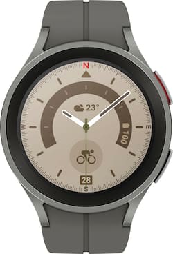 Samsung Galaxy Watch5 Pro Titanium Smartwatch 45mm BT Gray (2022 Samsung Galaxy Watch5 Pro Titanium Smartwatch 45mm BT Gray (2022