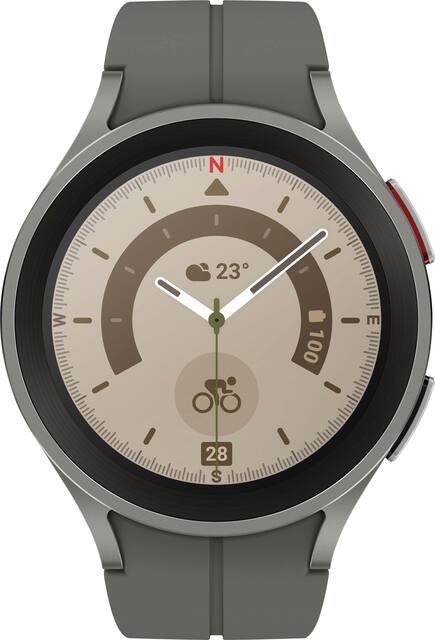 Samsung - Geek Squad Refurbished Good - Gear 2 Smartwatch 58.4mm Metal - Gray - (2014)