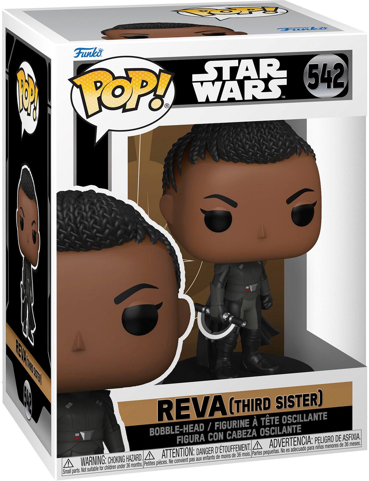 Angle. Funko - POP! Star Wars: Obi-Wan Kenobi - Reva (Third Sister).