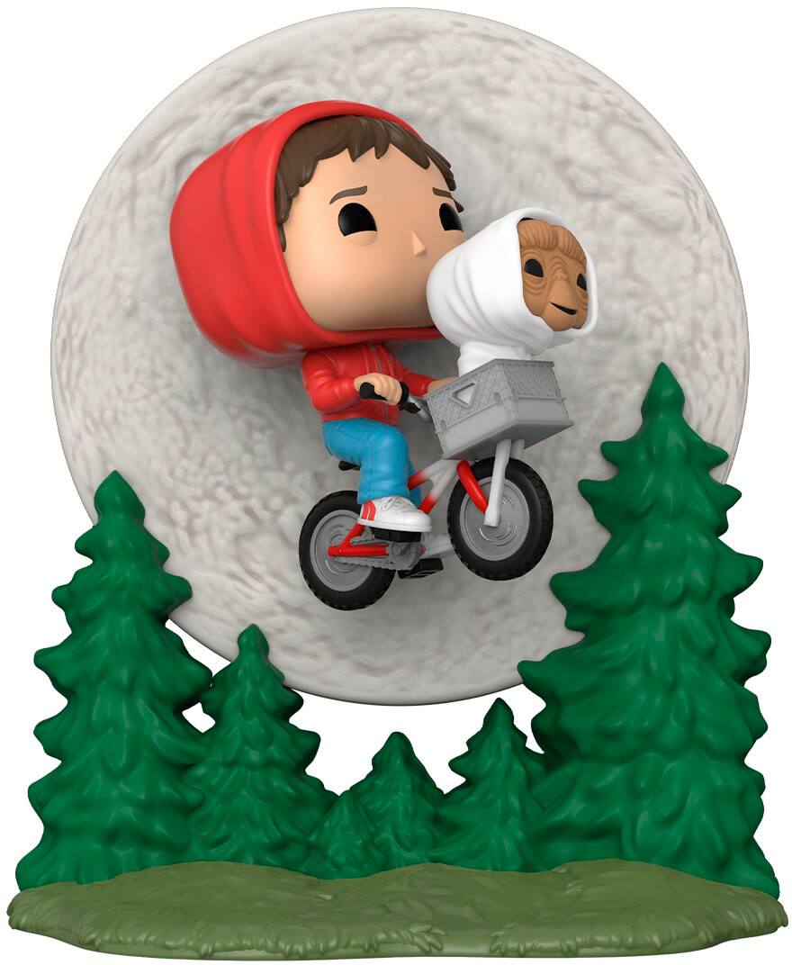 Front. Funko - POP! Moment: ET- Elliott and ET Flying (Glow in the Dark).