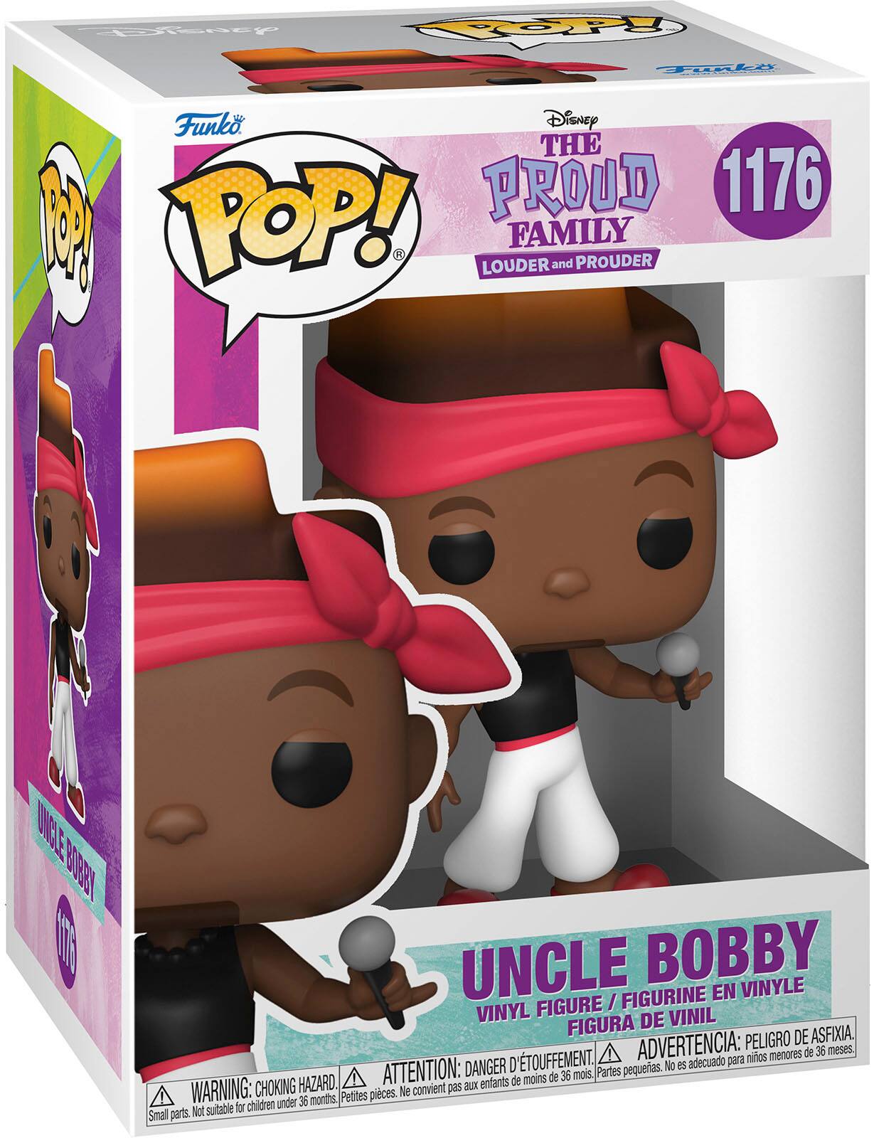 Angle. Funko - POP! Disney: Proud Family - Uncle Bobby.