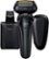 Angle Zoom. Panasonic - Arc6 Six-Blade Wet/Dry Electric Shaver with Automatic Cleaning and Charging Station - Black.