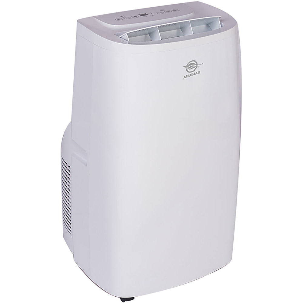 Angle View: AireMax - 600 Sq. Ft 10,000 BTU Portable Air Conditioner - White