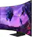 Alt View 15. Samsung - Odyssey Ark 55” LED Curved 4K UHD Gaming Monitor - Black.