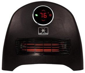 Heat Storm - Sahara 1500 Watt Portable Heater - Black - Front_Zoom