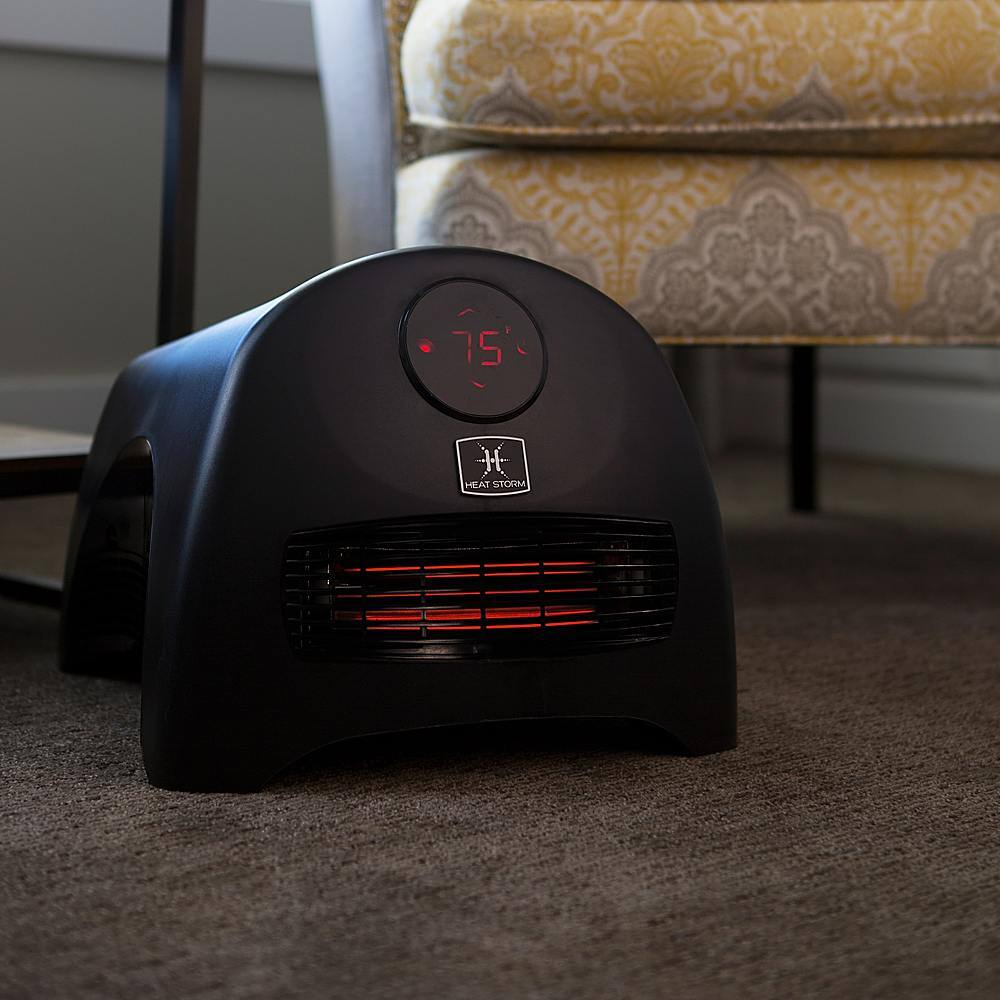 Heat Storm Sahara 1500 Watt Portable Heater Black HS1500ISA Best Buy