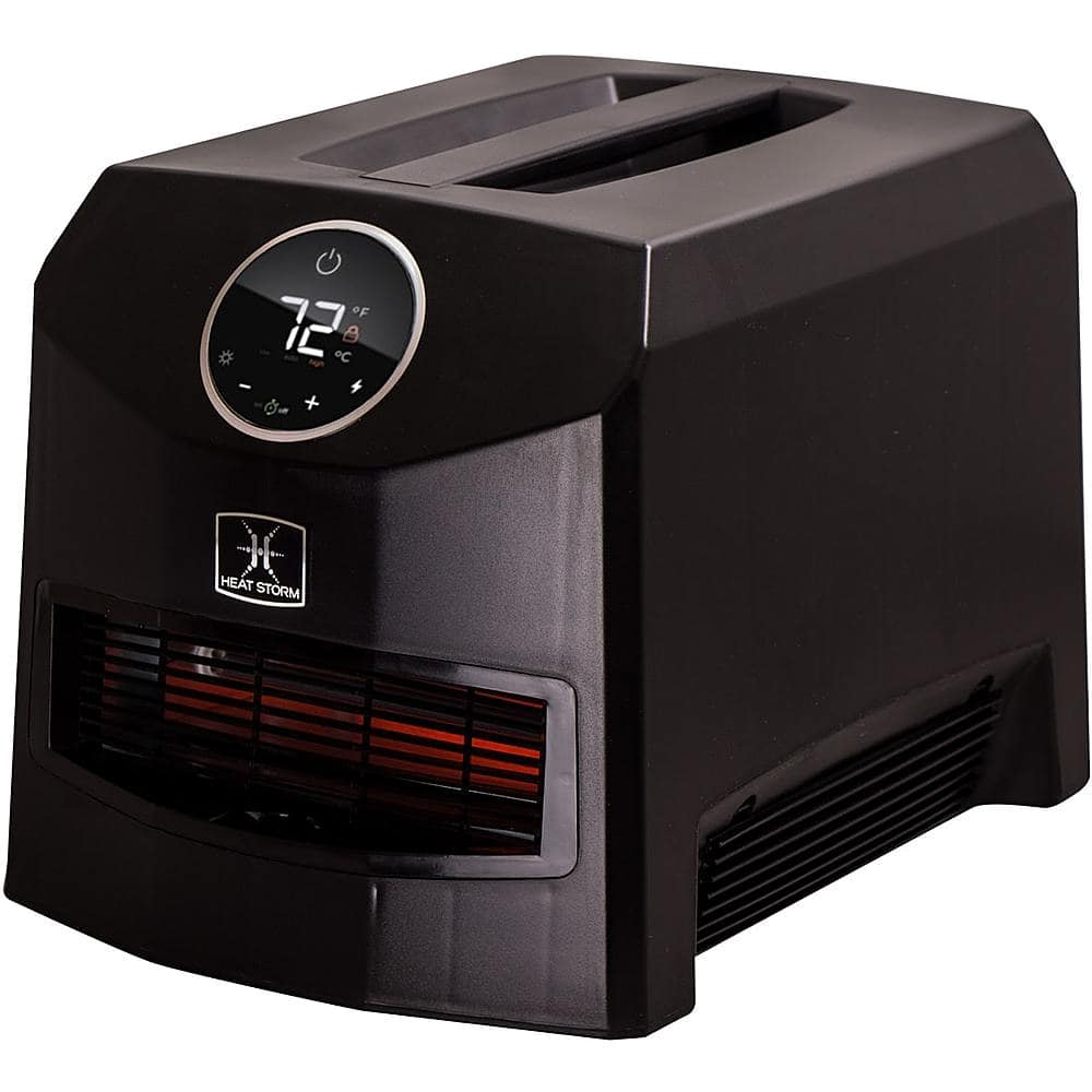 Angle View: Heat Storm - Mojave 1500 Watt Portable Heater - Black