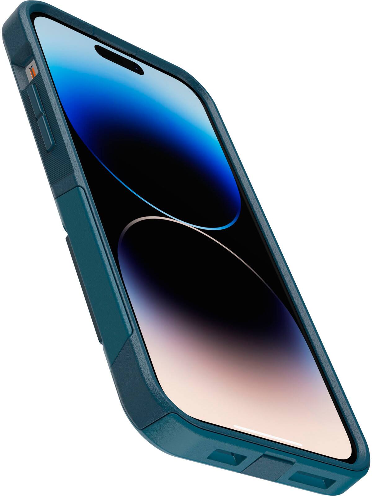 Left. OtterBox - Commuter Series Hard Shell for Apple iPhone 14 Pro Max - Don't Be Blue.