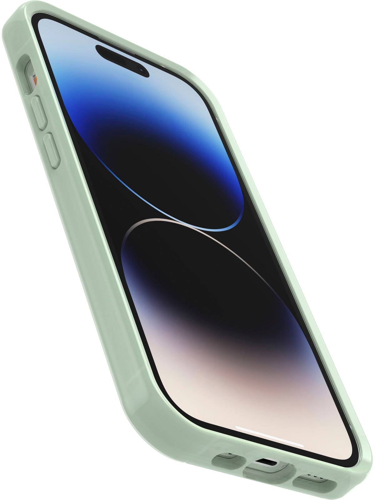 Angle. OtterBox - Symmetry Series+ for MagSafe Hard Shell for Apple iPhone 14 Pro - Sage Advice.