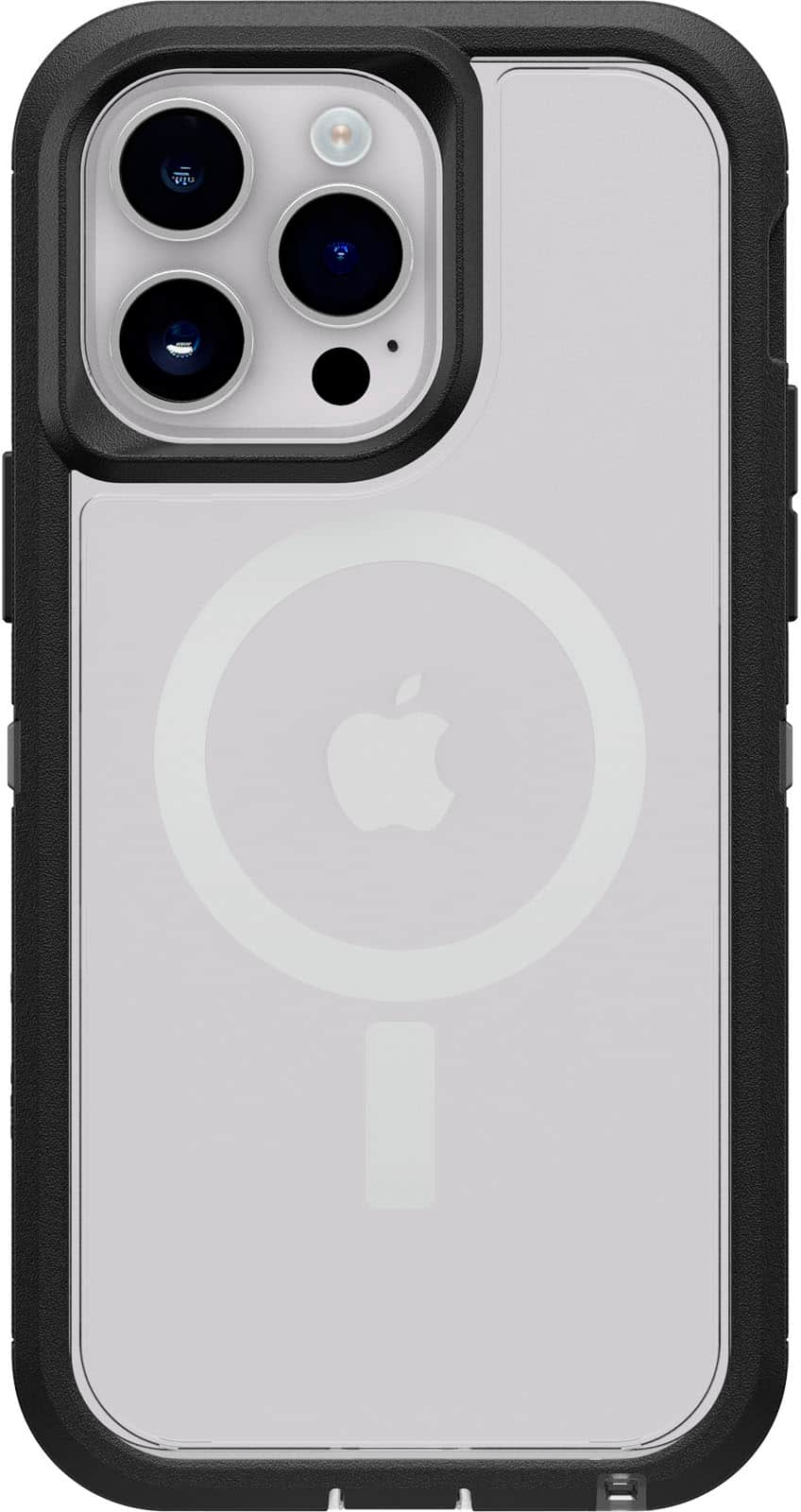 OtterBox - Defender Series Pro XT MagSafe Hard Shell for Apple iPhone 14 Pro Max - Black Crystal - Front_Zoom