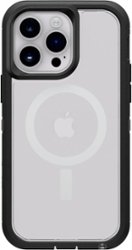 OtterBox - Defender Series Pro XT MagSafe Hard Shell for Apple iPhone 14 Pro Max - Black Crystal - Front_Zoom