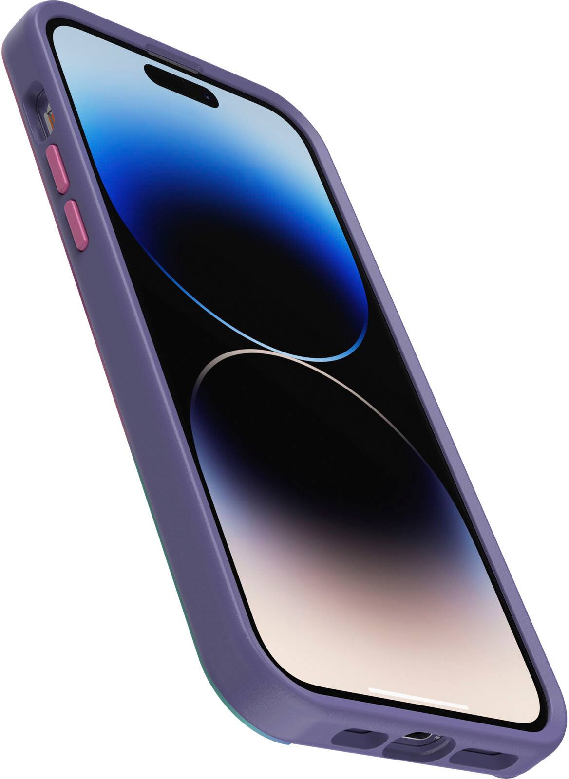 Angle. OtterBox - Symmetry Series+ for MagSafe Hard Shell for Apple iPhone 14 Pro Max - Euphoria.