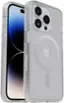 Left. OtterBox - Symmetry Series+ for MagSafe Hard Shell for Apple iPhone 14 Pro - Clear.