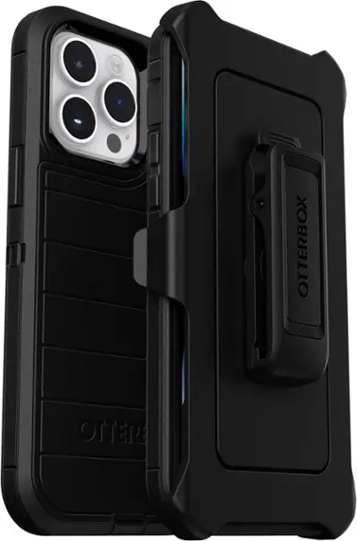OtterBox - Defender Series Pro Hard Shell for Apple iPhone 14 Pro Max - Black