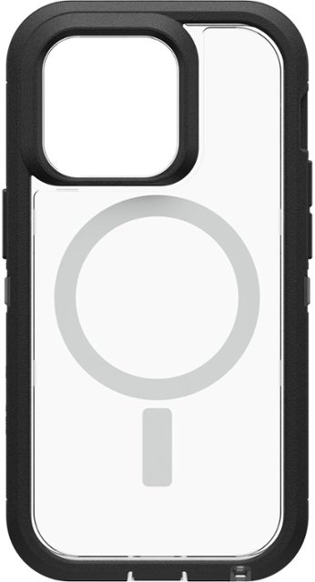 OtterBox Defender Pro XT Clear MagSafe Case for Apple iPhone 15 Pro Max in  Black