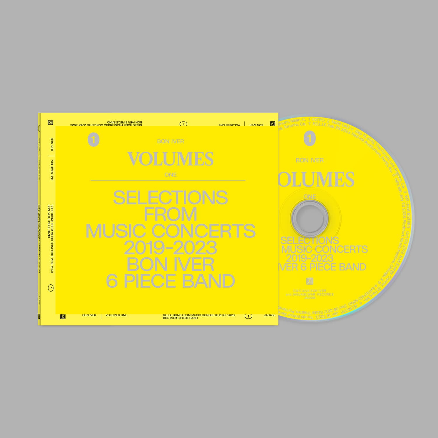 Bon Iver - Volumes: One Selections From Music Concerts 2019-2023 6 Piece Band   - COMPACT DISCS [CD] price history on PriceWatchPro