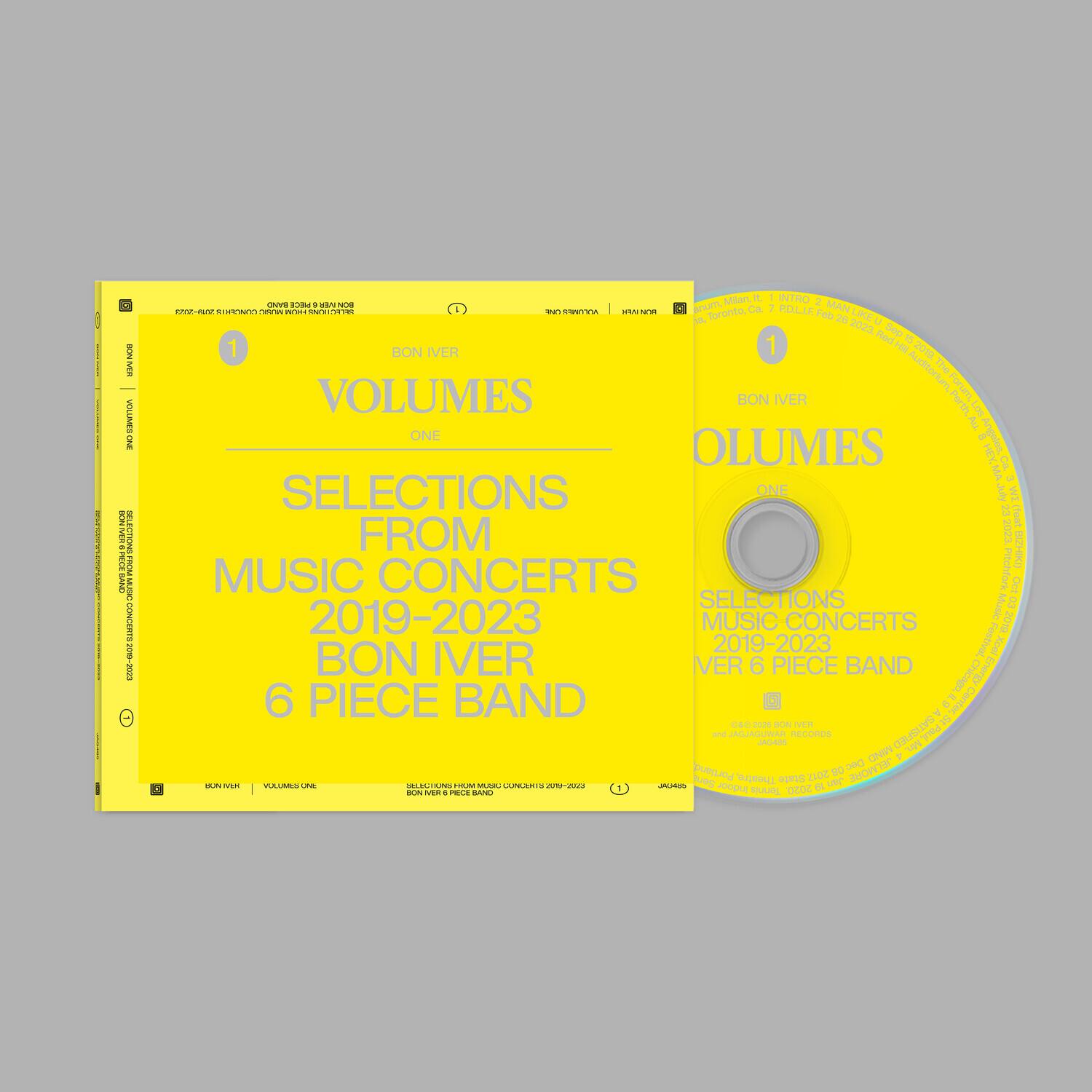 A BON IVER VOLUMES I BONRS SELECTIONS B. R6SA3 FE AID I CONCERTS - I - x Mianit NTHO J re U BSN anum E -oo -- ads - CTi | A -- Tonanto, Ca POLLE MAN LIKEU t 2023 LIKE U Hed Sep 15 BON IVER 1 LUTO Auditorium VOLUMES BON IVER OLUMES SELECTIONS ONE FROM MUSIC CONCERTS SELEC IONS 2019-2023 MUSIC CONCERTS 2019 -2023 BON IVER VER 6 PIECE BAND 6 PIECE BAND CD mo BONIVER 2 and AGUADUMAR JAGROS RECORDS CATISTED un ONIn pung 904g - auq 042 30 -d -a Cadidddn d MICCIO .00 | C aidaades - SNe 2020 GLUNC o aa

---

**Corrected Text:**

A BON IVER VOLUMES I SELECTIONS FROM MUSIC CONCERTS 2019-