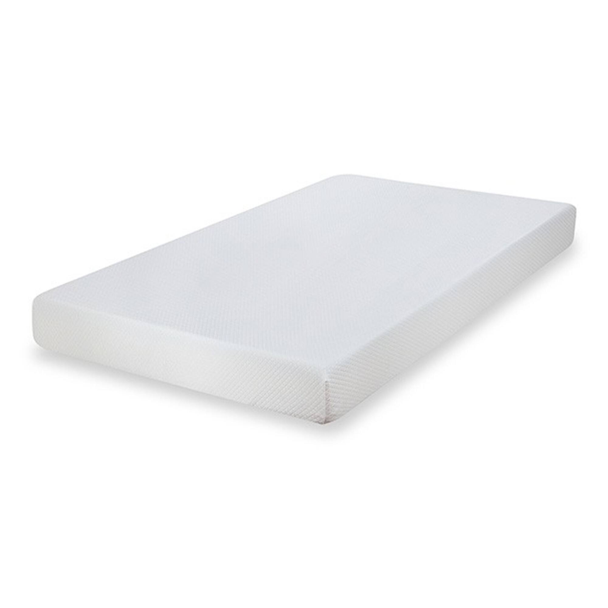 Front. Furniture of America - Artemisia 8" Memory Foam Mattress with 2" Plush Top Layer, CertiPUR-US Certified, Soft Pressure Relief, Rolled in a Box - White.