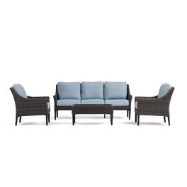 Yardbird® - Harriet Sofa Set with Fixed Chairs - Mist