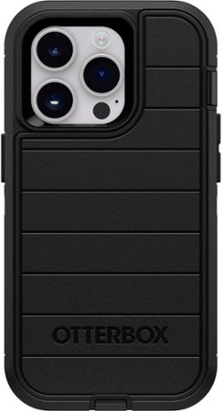OtterBox - Defender Series Pro Hard Shell for Apple iPhone 14 Pro - Black