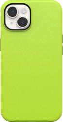 OtterBox - Symmetry Series+ for MagSafe Hard Shell for Apple iPhone 14 and Apple iPhone 13 - Lime All Yours - Front_Zoom