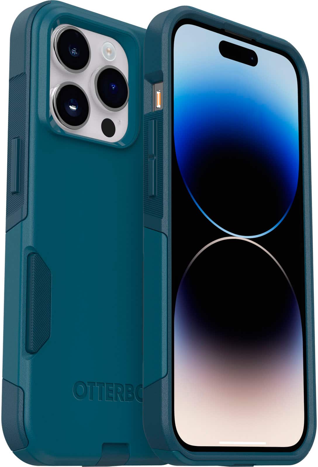 Alt View 1. OtterBox - Commuter Series Hard Shell for Apple iPhone 14 Pro - Don't Be Blue.